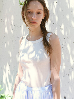 classic sleeveless t-shirt (4colors)