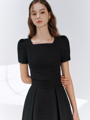 Rei tweed blouse (2colors)