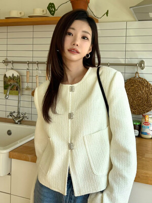 엘라 트위드 자켓_아이보리 / ELLA TWEED JACKET_IVORY