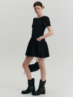 헤이즐 자카드 벌룬 드레스 / HAZEL JACQUARD BALLOON DRESS_2colors
