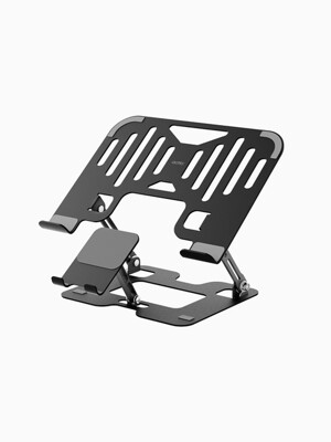 엑토 접이식 2in1 노트북 스마트폰 멀티 듀얼 받침대 거치대 스탠드 NBS-36