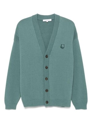 25SS 메종키츠네 가디건 OM00502KT10990080 SOFT TEAL DOM