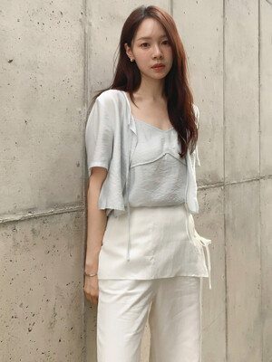 [꼬민지PICK] Silky Top Set (2color)