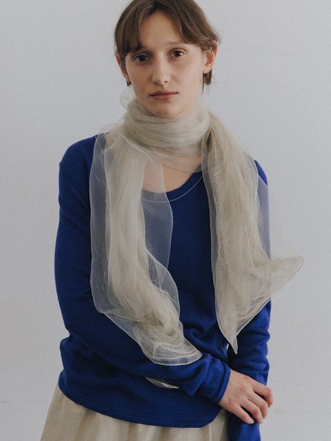 시엔느 [7차] Haze Scarf (Beige)