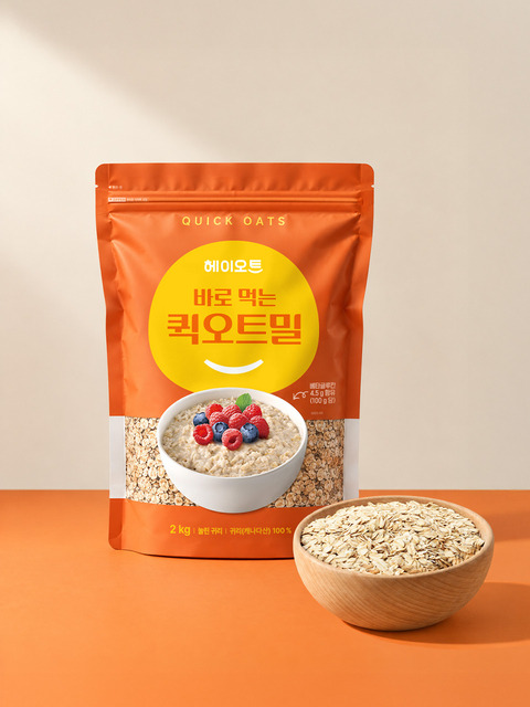 두보식품 헤이오트 바로먹는 퀵 오트밀 2kg (파우치형)