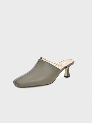 Royche Mules Khaki