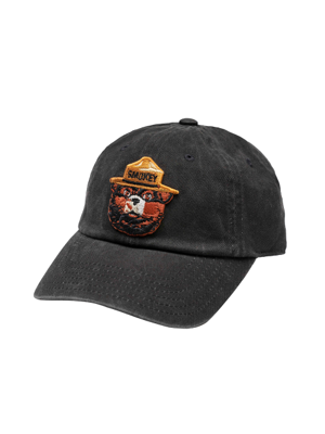 BALLPARK CAP SMOKEY BEAR BLACK