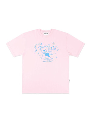 Florida Over fit T-Shirts AS924 (Pink)