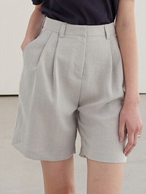 j1026 classic Half-length slacks (gray)
