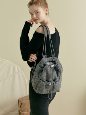 Clair Knit Bag S(클래어 니트 백)_Gray