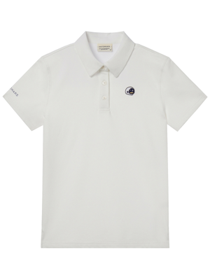 Midnight Helmet Polo Women - White