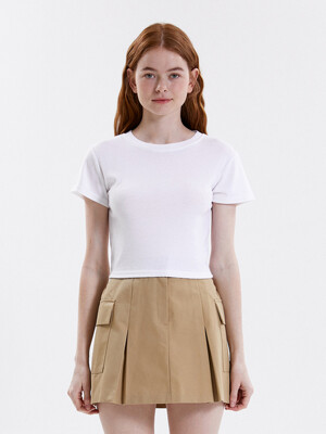 BASE CROPPED T.SHIRT_WHITE