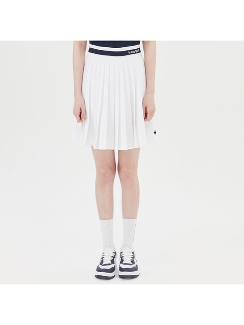 스포츠웨어 - 르꼬끄 스포르티브 (Lecoq sportif) - [르꼬끄 공식] LE COURT] 우븐 플리츠 스커트 (QO222TSK52)