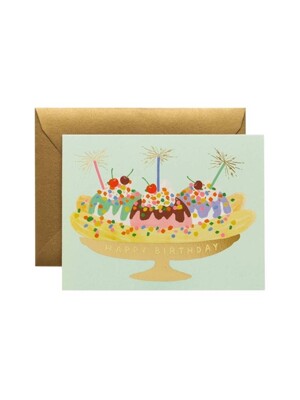 라이플페이퍼 Banana Split Birthday Card 생일 카드