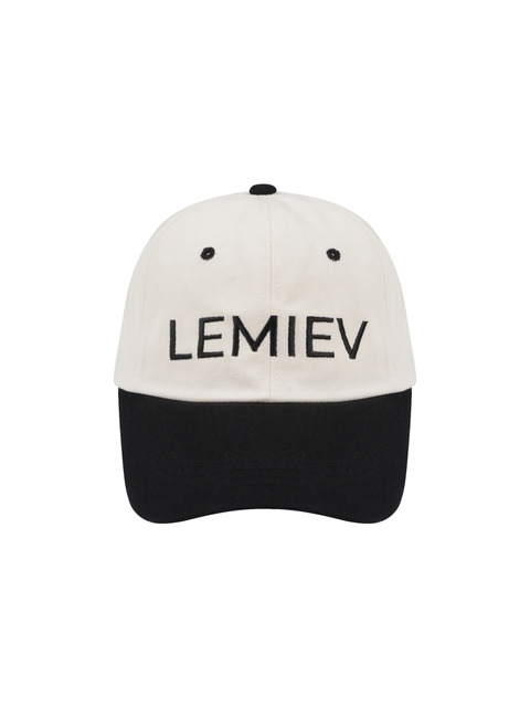 모자,골프,모자,애슬레저 - 오유유 (OUU) - LEMIEV Mix Logo Ball Cap Black