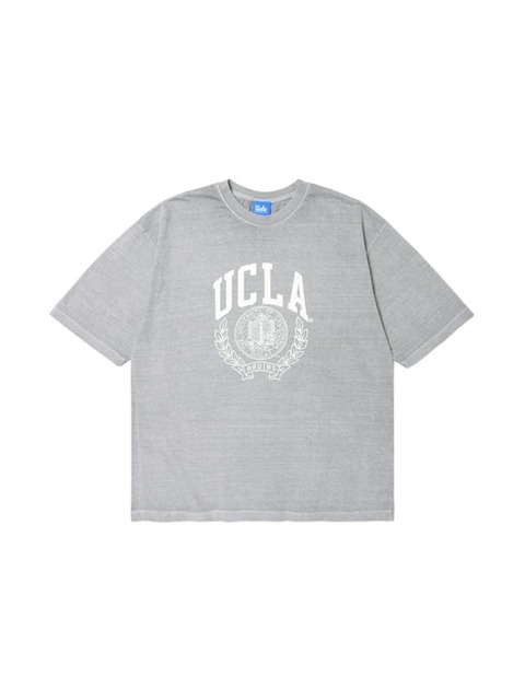 티셔츠 - 유씨엘에이 (UCLA) - 남성 피그먼트 기본 티셔츠[GREY](UZ7ST13_35)
