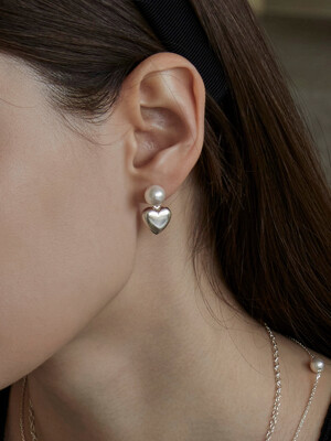 Delilah Swarovski Pearl Two-way 925 Silver Earring
