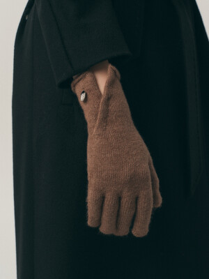 Oblique fingerhole gloves_8color