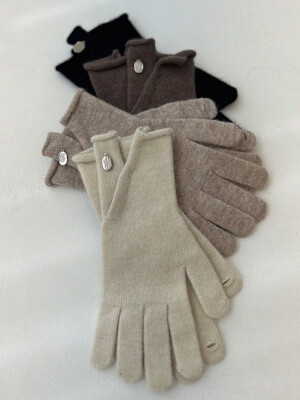Oblique fingerhole gloves_8color