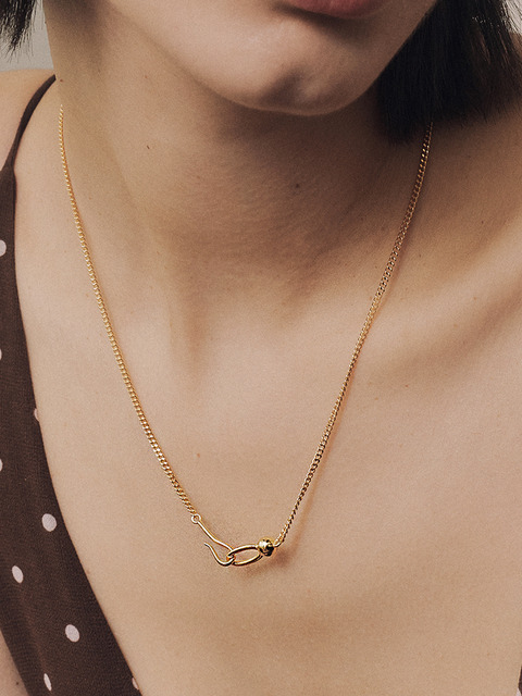 주얼리 - 데누 (Denu) - Vintage Hook Necklace