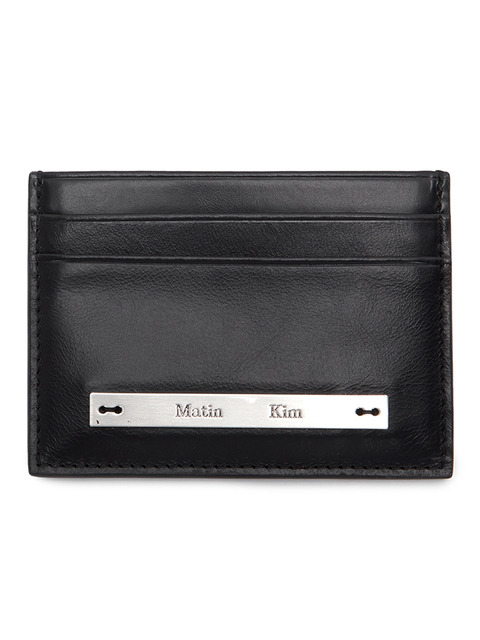 마뗑킴 VINTAGE CARD WALLET IN BLACK