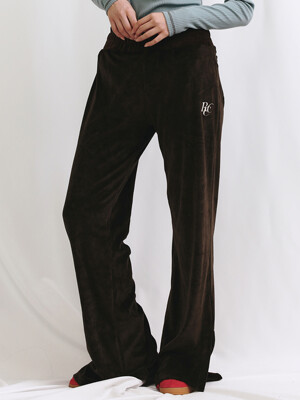 RCC Velour Banding Pants [BROWN]