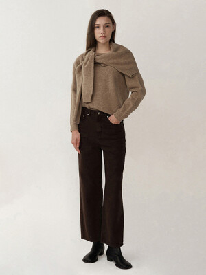 PF23 Ruth Trouser Denim Taupe