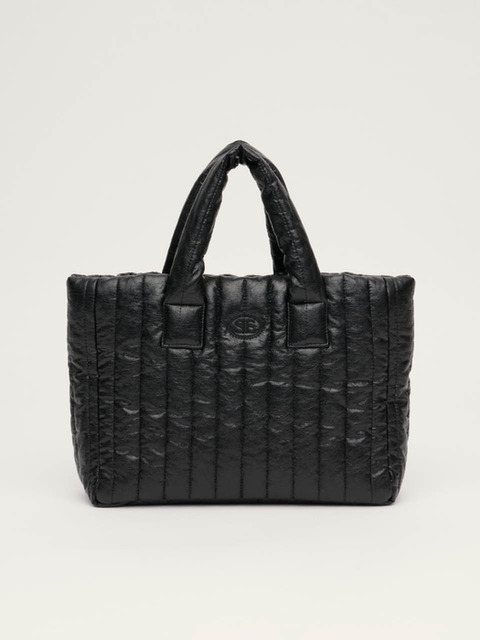 시엔느 [9차] Leather Padding Bag (Black)