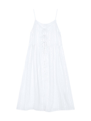 LACE CHIFFON ONE PIECE (WHITE)