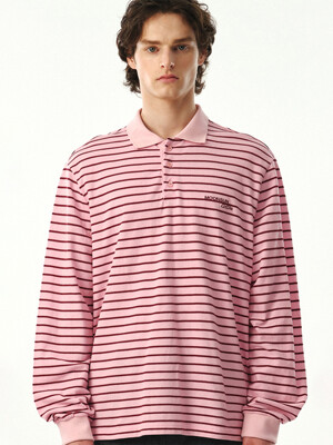 MJ S2 01 M.C UNISEX, Stripe PK Shirt / Pink