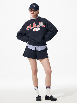 [SET] MJC Sweatshirt + Shorts [Navy]