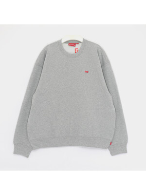 슈프림 24FW 스몰 박스로고 스웨트 크루넥 남성 맨투맨 FW24SW12 HTH GREY