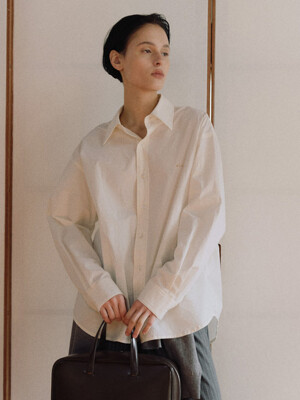 Classic tomboy shirt Ivory
