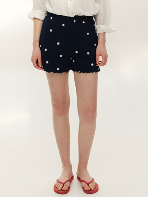 월튼 도트 자가드 쇼츠 (Navy dot)