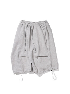 8PANEL BERMUDA BALLOON SHORT PANTS MSISP001-GY