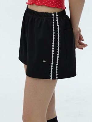 HAZE LACE TRACK SHORTS - 2 COLOR