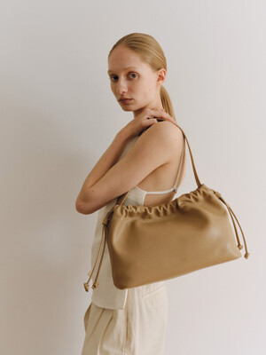Ripple shoulder bag Burnt ochre