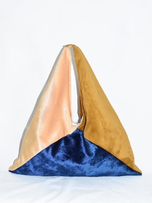 furry triangle bag