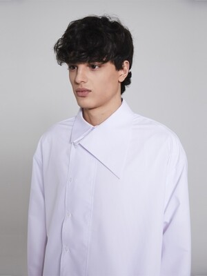 unbalance shirt(white)