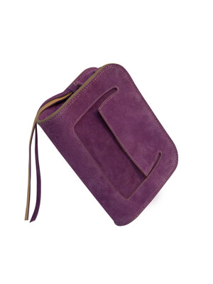 suede box clutch (9color)