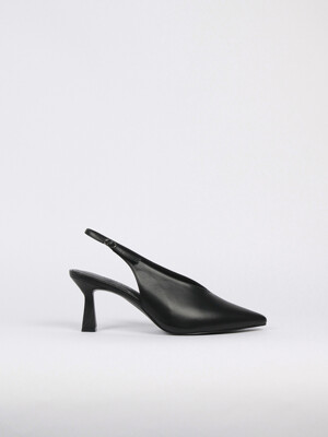 Valerie Slingback Leather Black