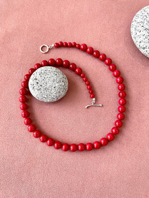 RED PEARL BEAD N