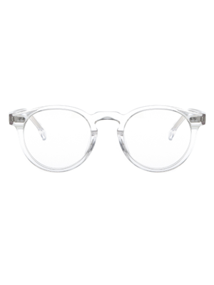 [ALOXROUNZ] AR7003A C3 빈티지 프레임 라운드 클리어 투명 뿔테 안경