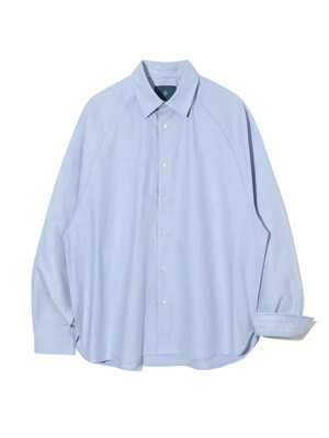 Z-Raglan Oxford Shrit S105 Cerulean Sky