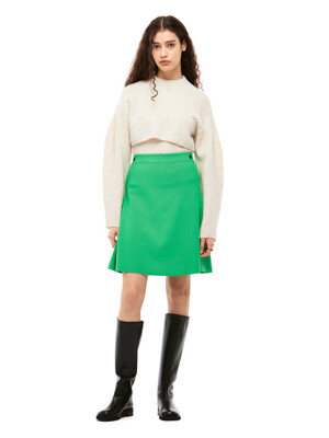 Lilica Flared Skirt_Hockney Green