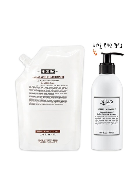 헤어케어 - 키엘 (kiehls) - 아미노 애시드 컨디셔너 리필 파우치 1L