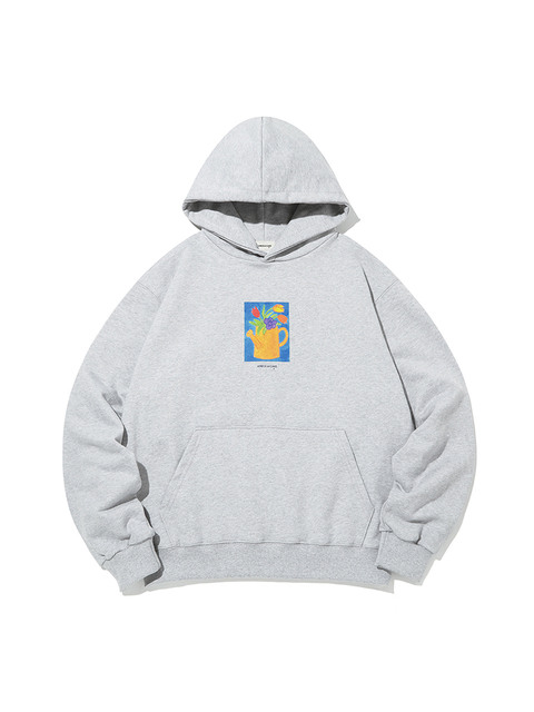 티셔츠,티셔츠 - 어피스오브케이크 (APIECEOFCAKE) - Spring Flower Market Hoodie_Gray