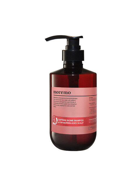 헤어케어 - 모레모_ (MOREMO_) - 카페인바이옴 약산성 탈모 완화 샴푸 500ml 중건성용