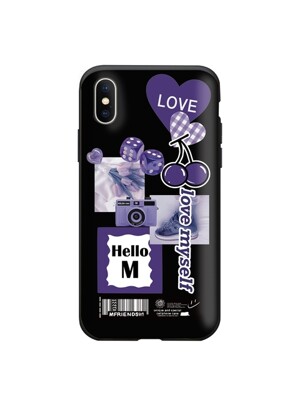 case_446_Purple love_card slide case