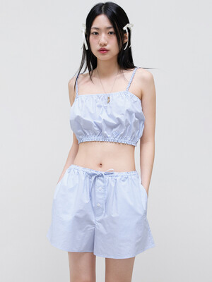 HEART LOGO TUBE TOP_STRIPE